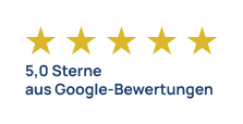 5,0 Sterne aus Google-Bewertungen